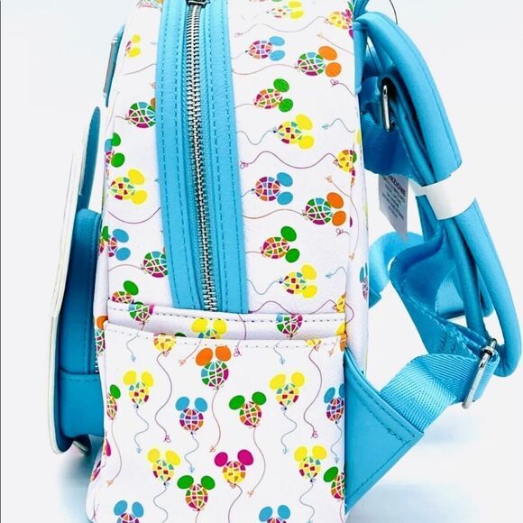 Disney Parks WDW 50th Anniversary Retro Vault Balloons Loungefly Mini‎ Backpack main image 4